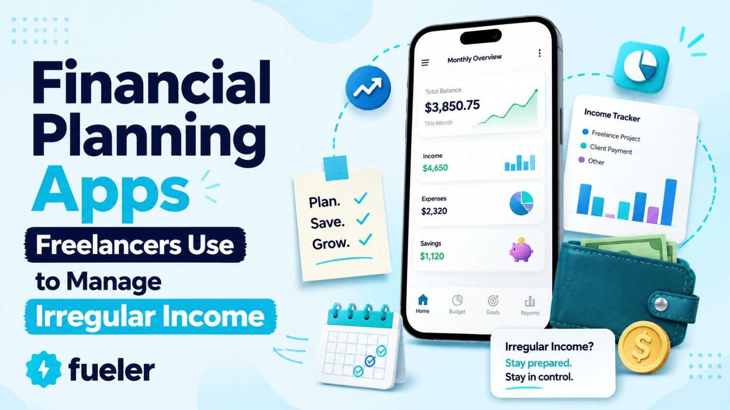 5 Financial Planning Apps Freelancers Use to Manage Irregular Income