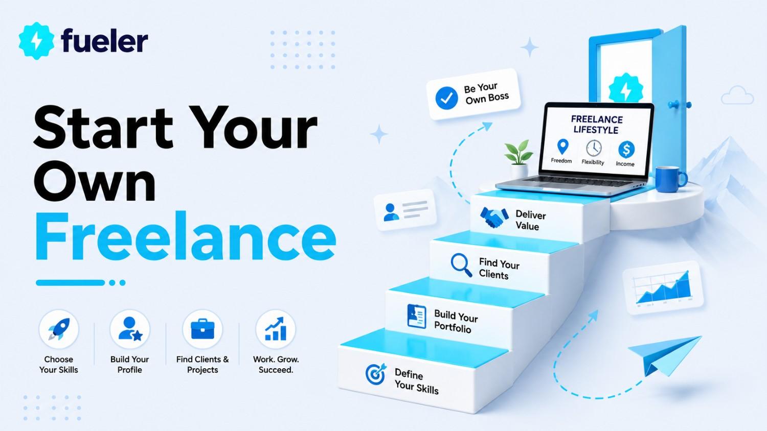 How to Start Your Own Freelance Business in 8 Simple Steps