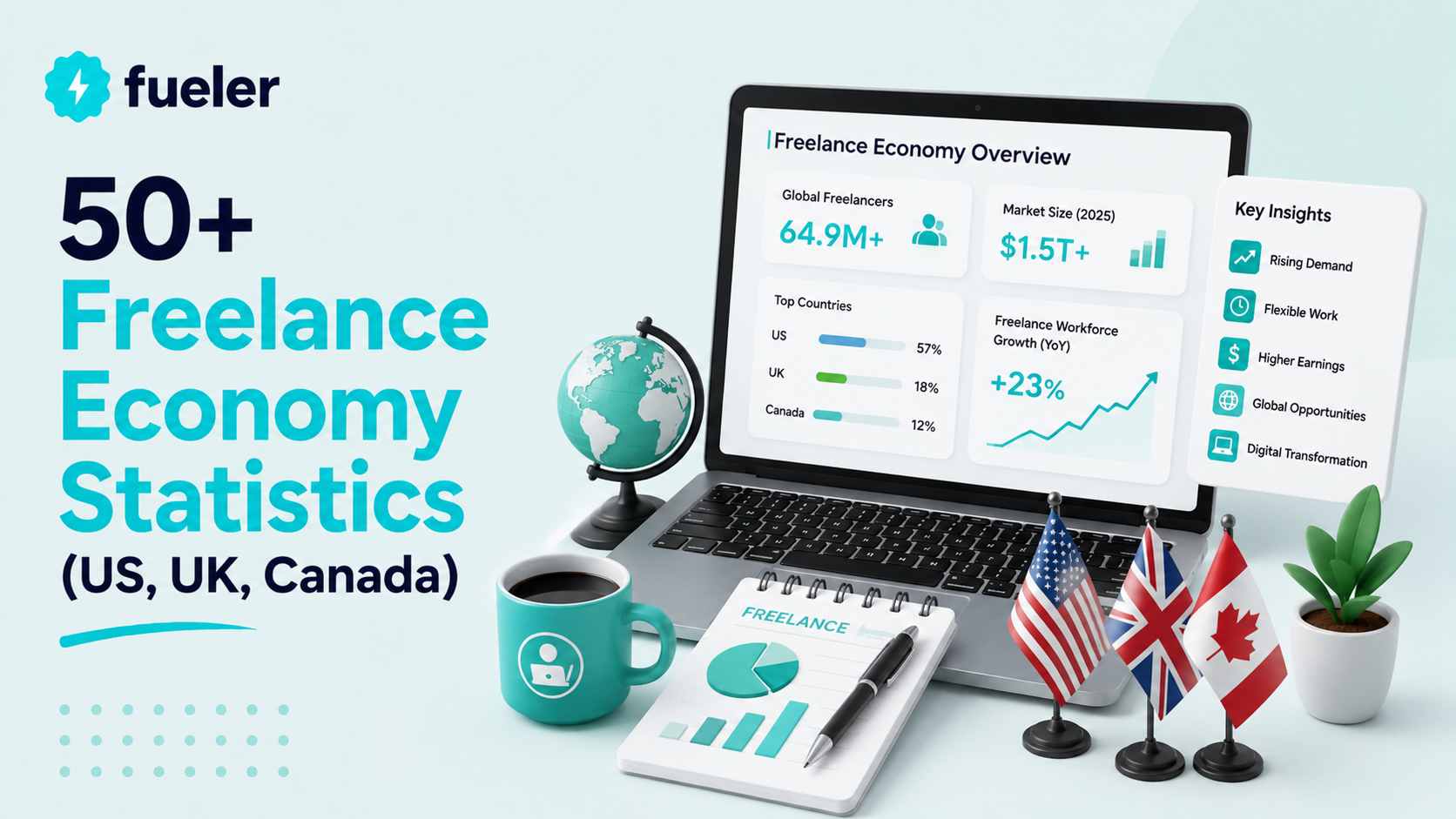 50+ Freelance Economy Statistics (US, UK, Canada)