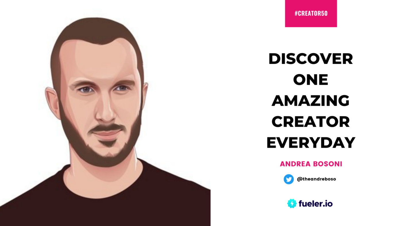 Discover One Amazing Creator Everyday #Creator50