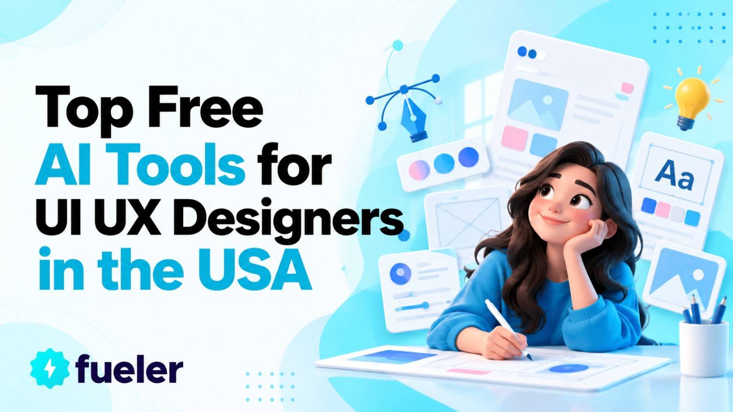 Top 12 Free AI Tools for UI UX Designers in the USA (2026)