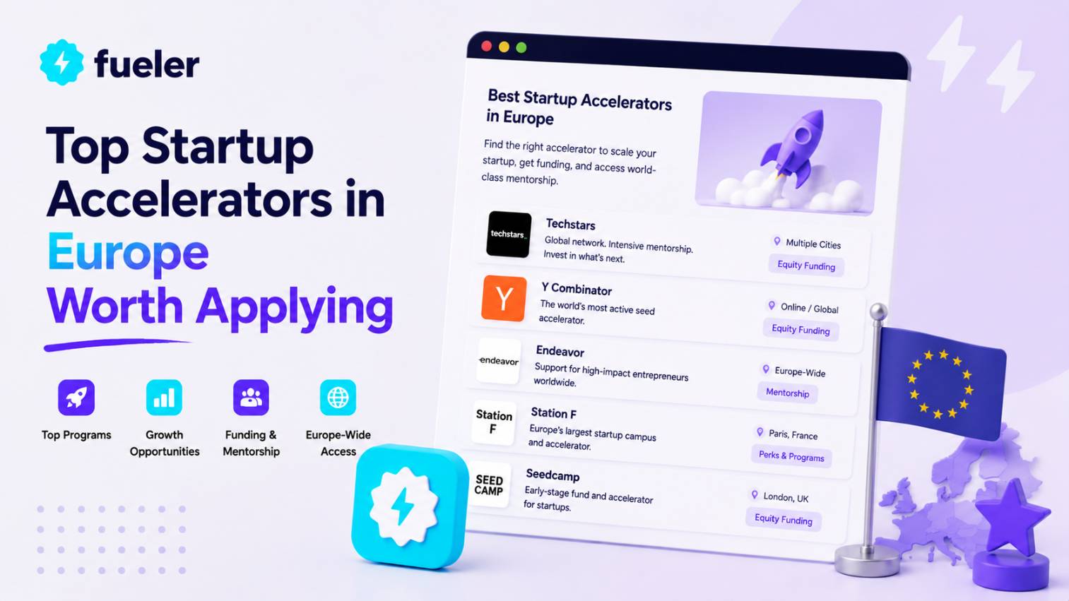 Top Startup Accelerators in Europe Worth Applying To in 2025