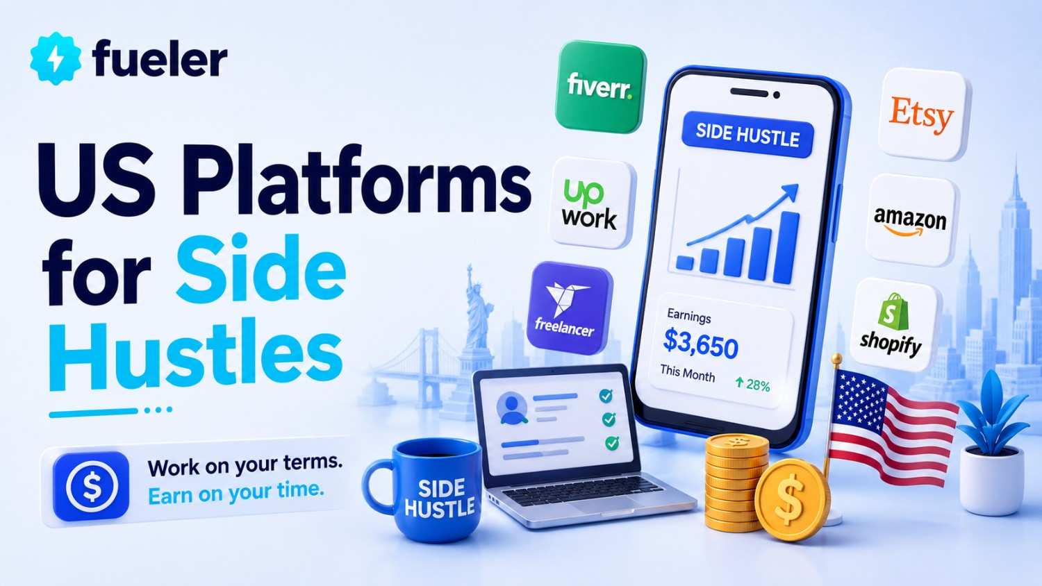 15 Best US Platforms for Side Hustles in 2026