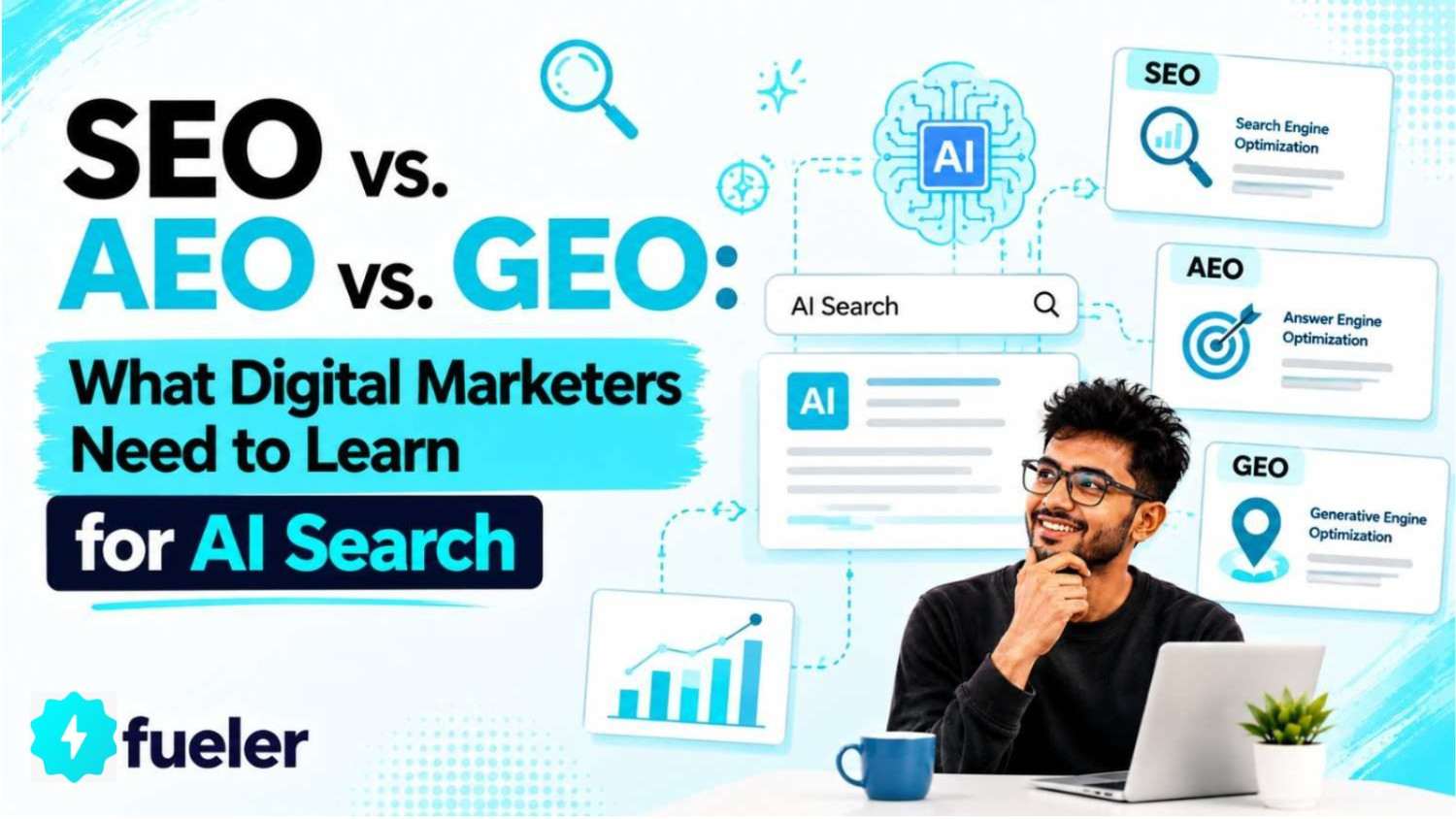 SEO vs. AEO vs. GEO: What Digital Marketers Need to Learn for AI Search