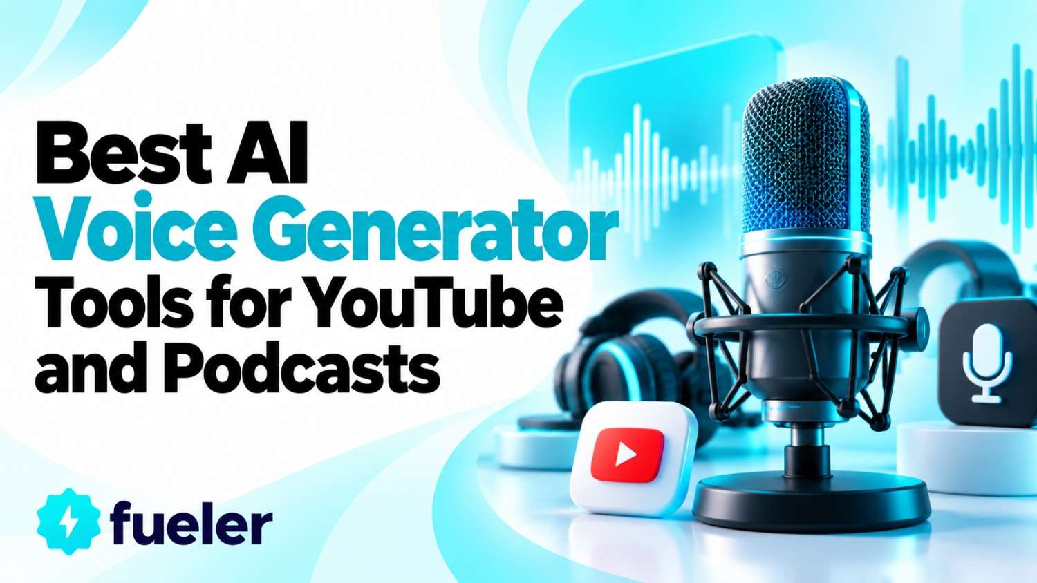 6 Best AI Voice Generator Tools for YouTube and Podcasts