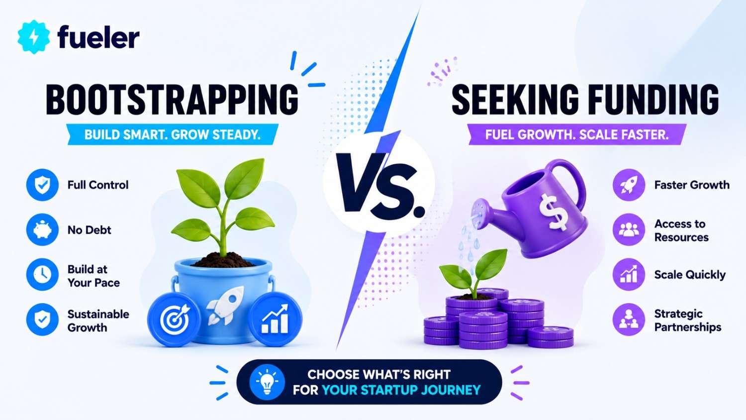 Bootstrapping vs. Seeking Funding: What's Right for You?