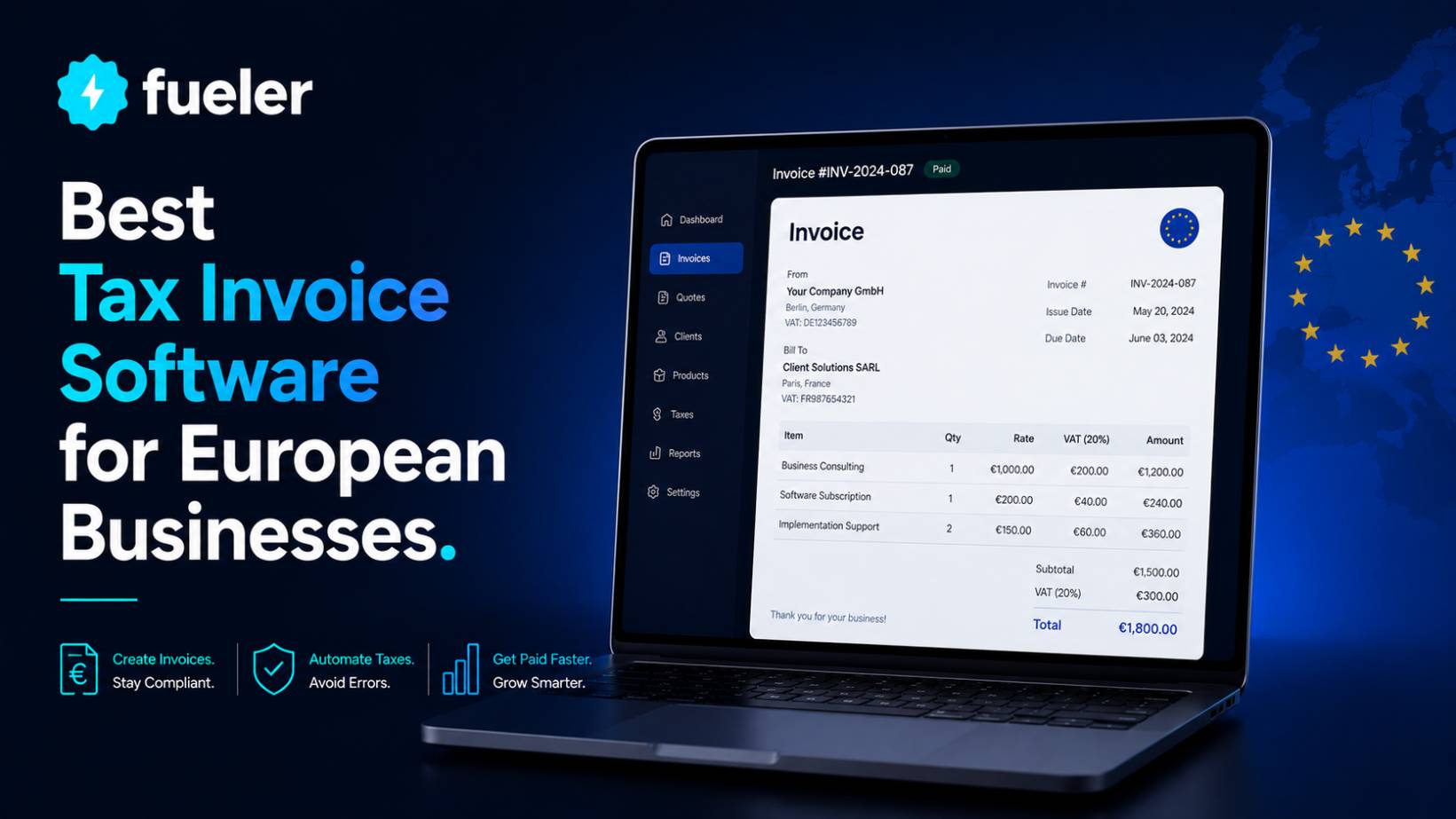 6 Best Tax Invoice Software for European Businesses