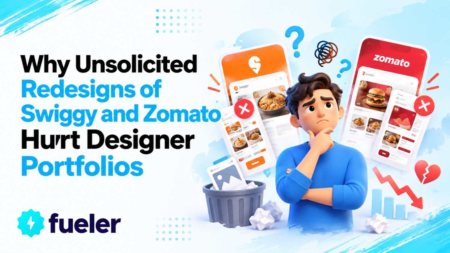 The Redesign Trap: Why Unsolicited Redesigns of Swiggy and Zomato Hurt Designer Portfolios