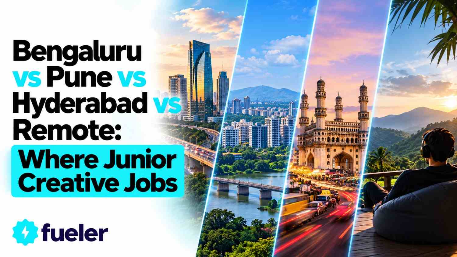 Bengaluru vs Pune vs Hyderabad vs Remote: Where Junior Creative Jobs Actually Are in 2026