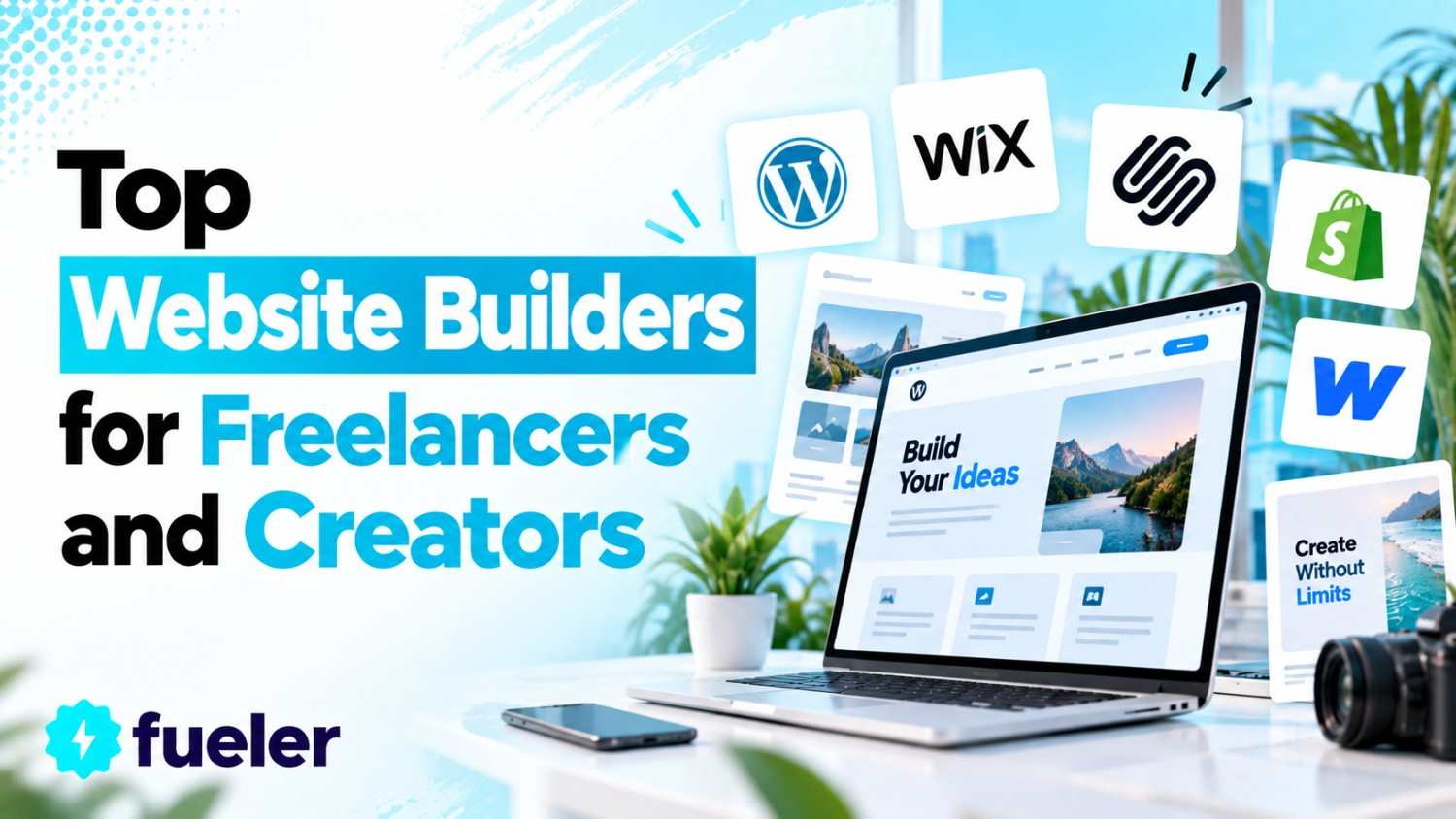 Top 8 Website Builders for Freelancers and Creators
