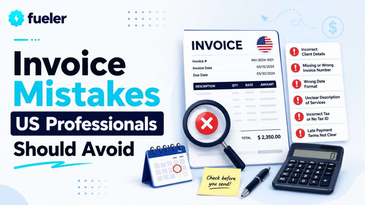 Invoice Mistakes US Professionals Should Avoid