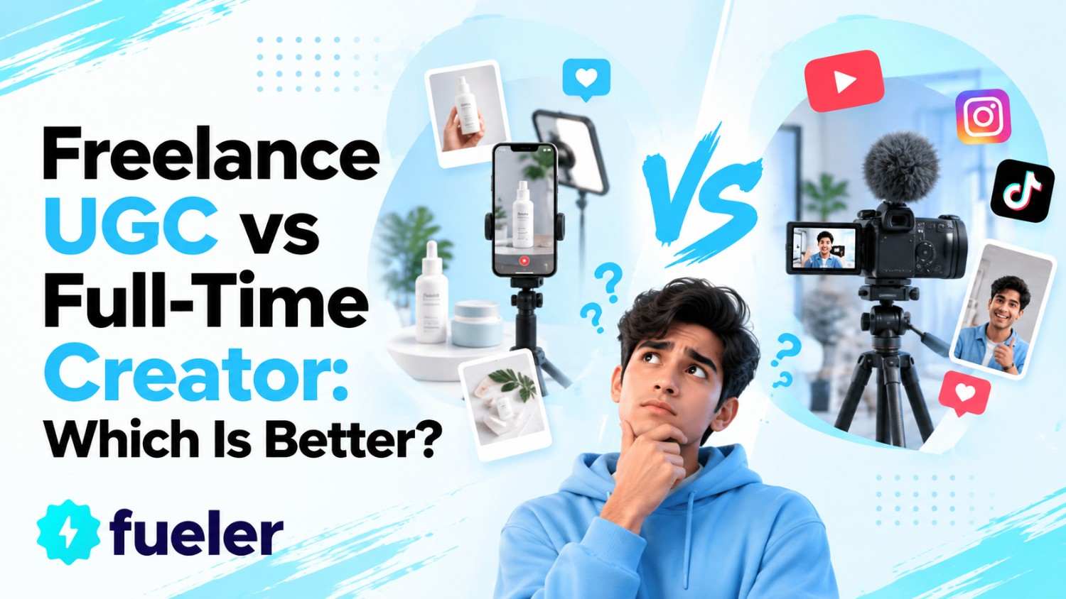 Freelance UGC vs Full-Time Creator: Which Is Better?