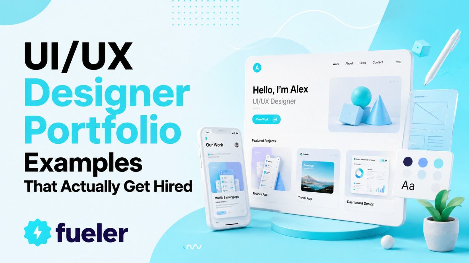 15 UI/UX Designer Portfolio Examples That Actually Get Hired in 2026