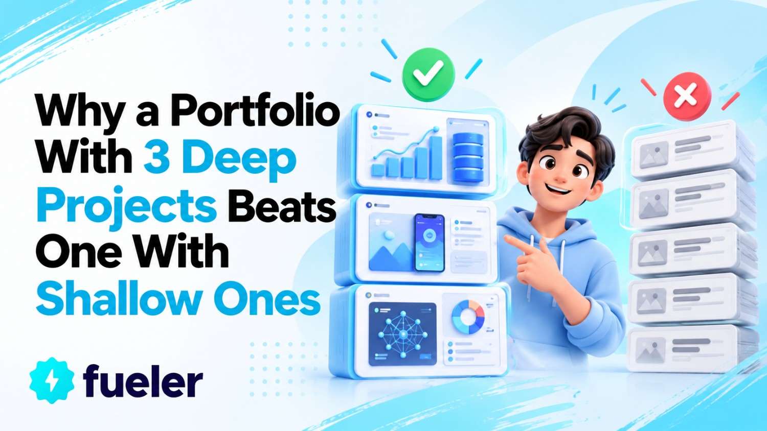 The 3-Project Rule: Why a Portfolio With 3 Deep Projects Beats One With 12 Shallow Ones