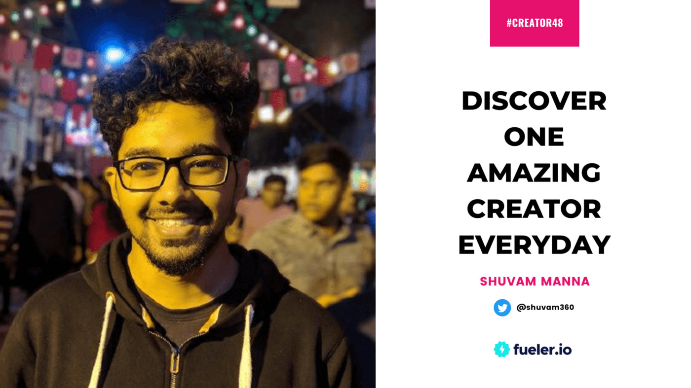 Discover One Amazing Creator Everyday #Creator48