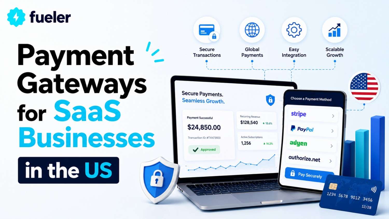 Best Payment Gateways for SaaS Businesses in the US