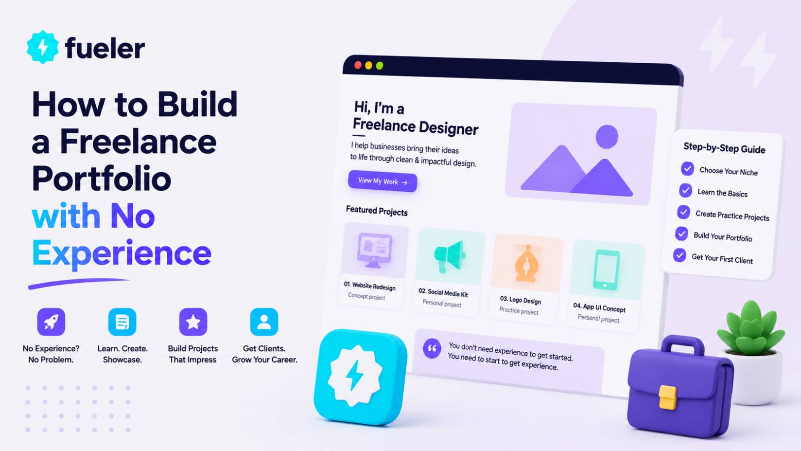 How to Build a Freelance Portfolio with No Experience