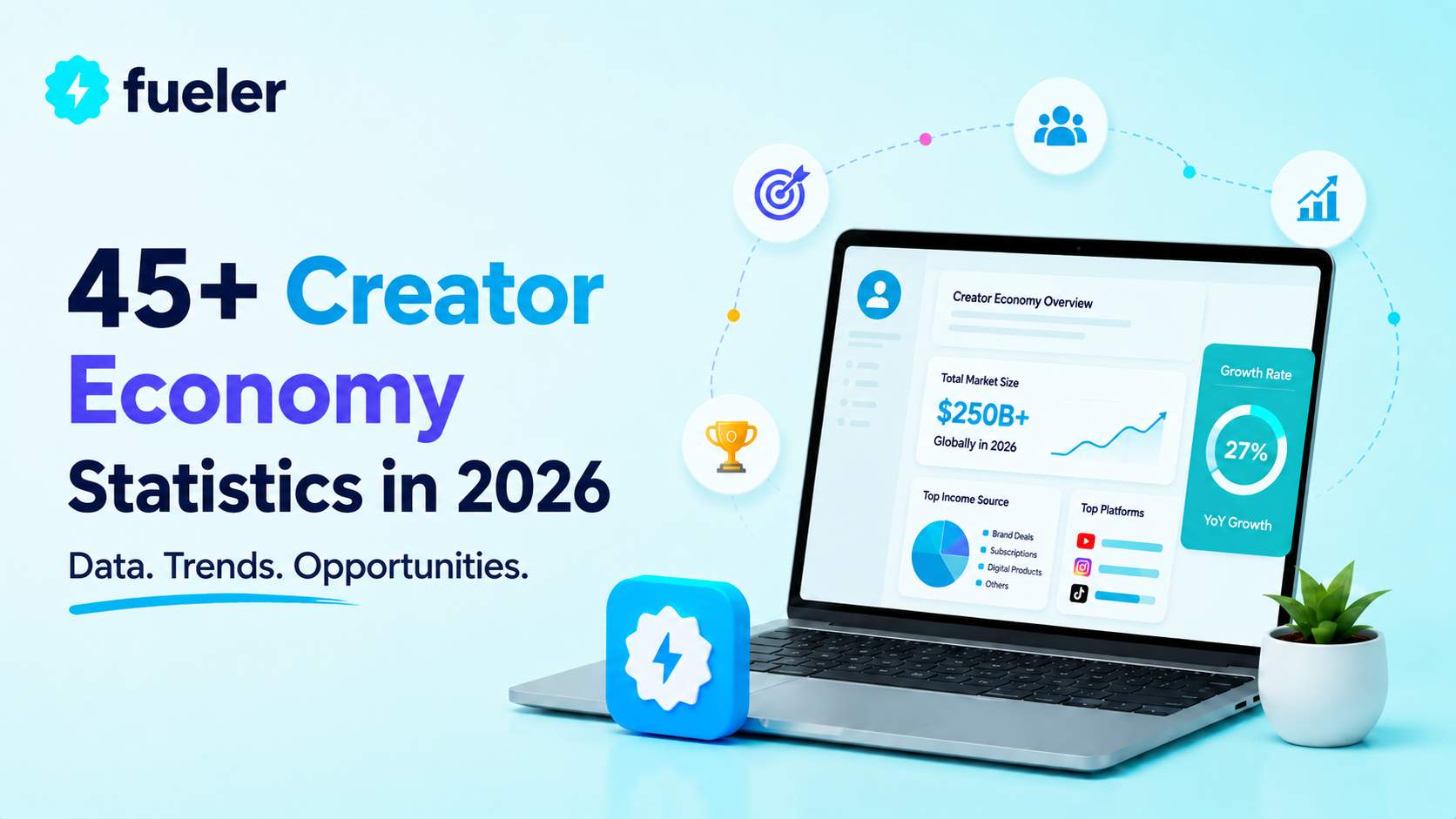 45+ Creator Economy Statistics in 2026