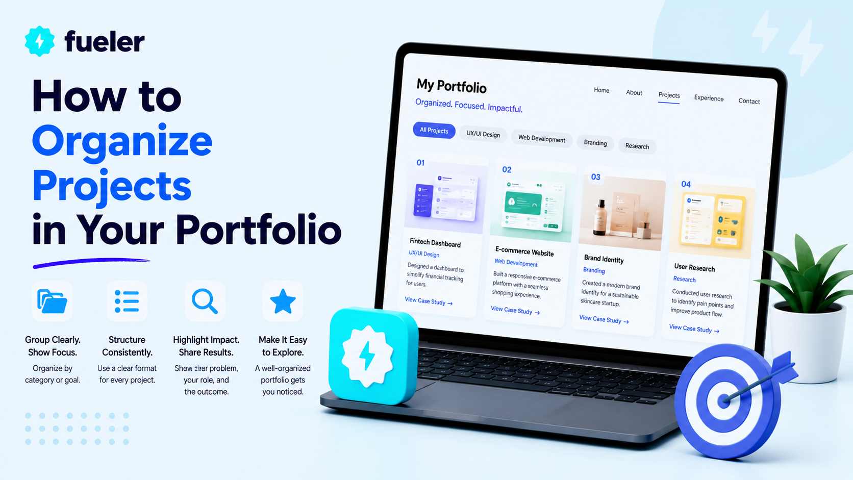 How to Organize Projects in Your Portfolio