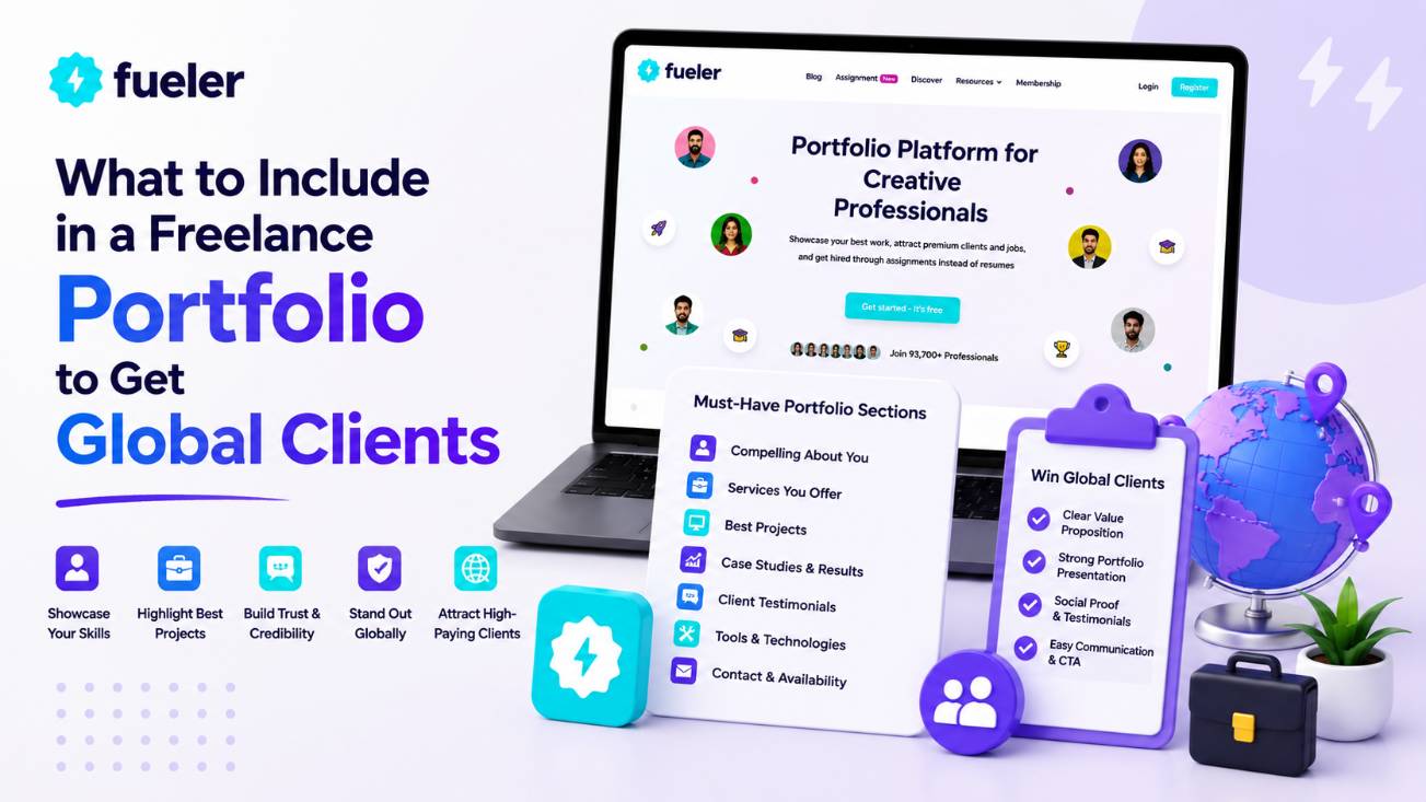 What to Include in a Freelance Portfolio to Get Global Clients