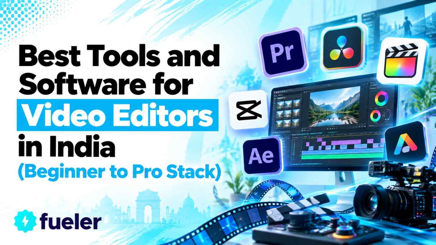 Best Tools and Software for Video Editors in India (Beginner to Pro Stack)
