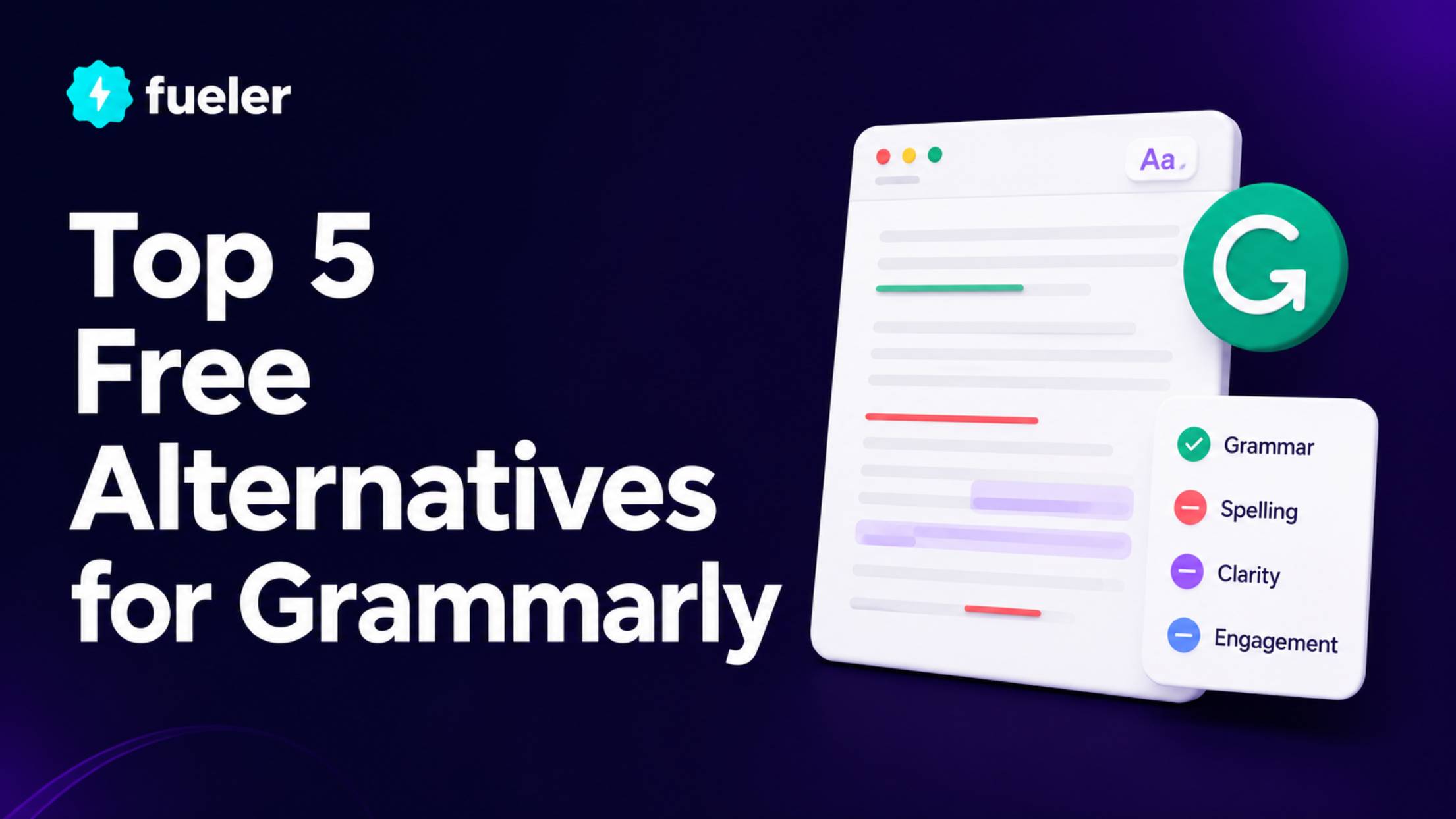 Top 5 Free Alternatives for Grammarly