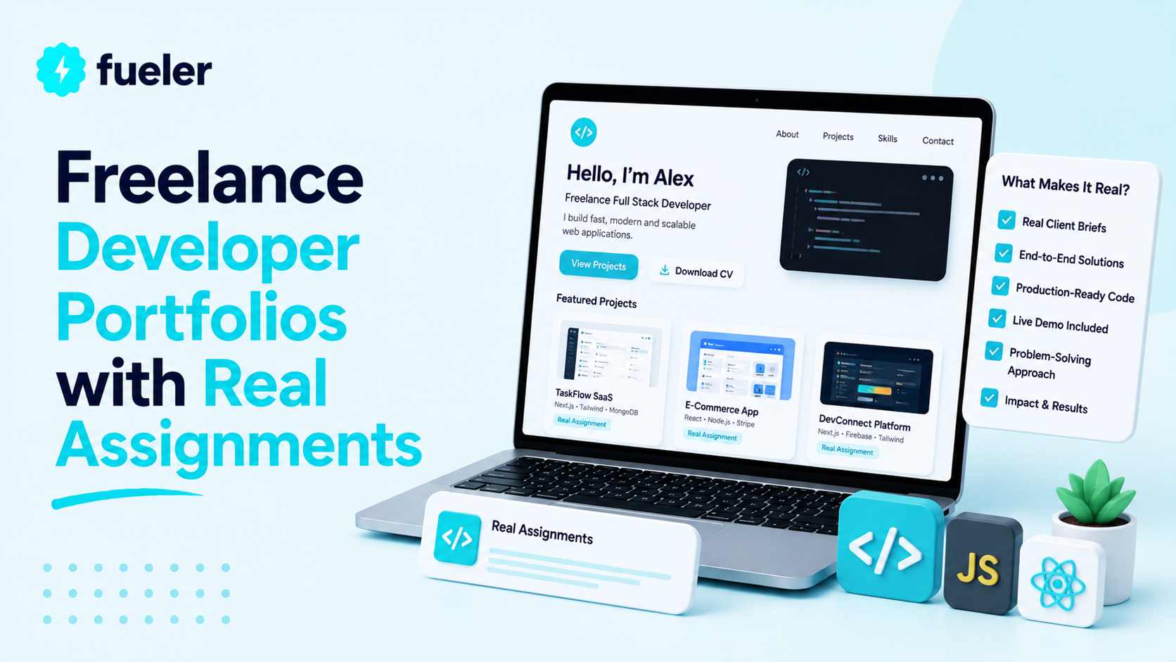 10 Freelance Developer Portfolios with Real Assignments