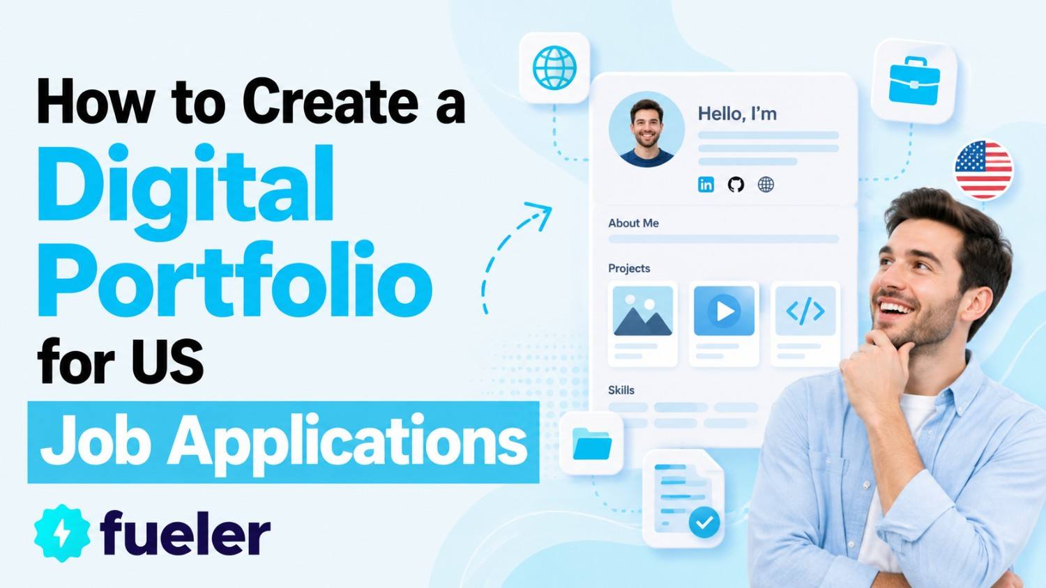How to Create a Digital Portfolio for US Job Applications