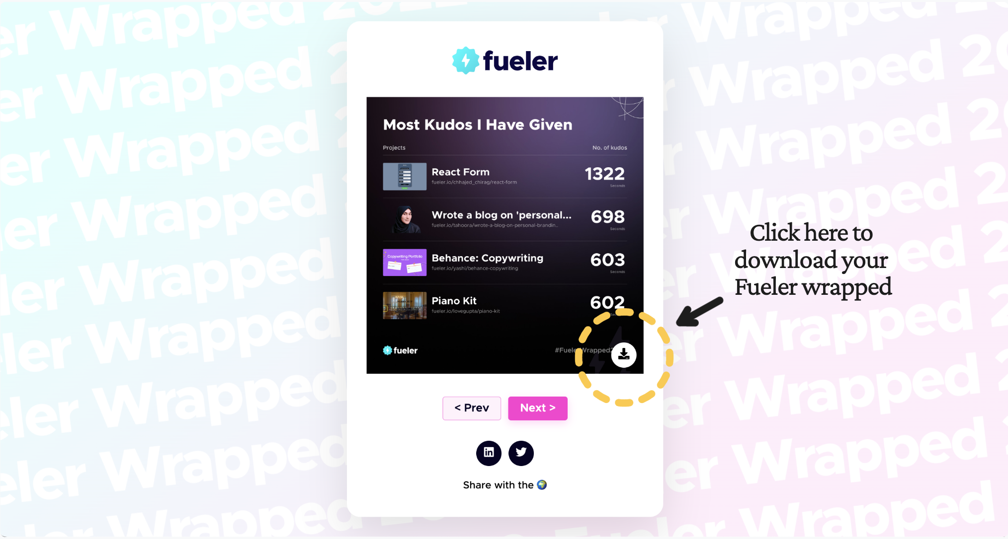 Download your Fueler Wrapped
