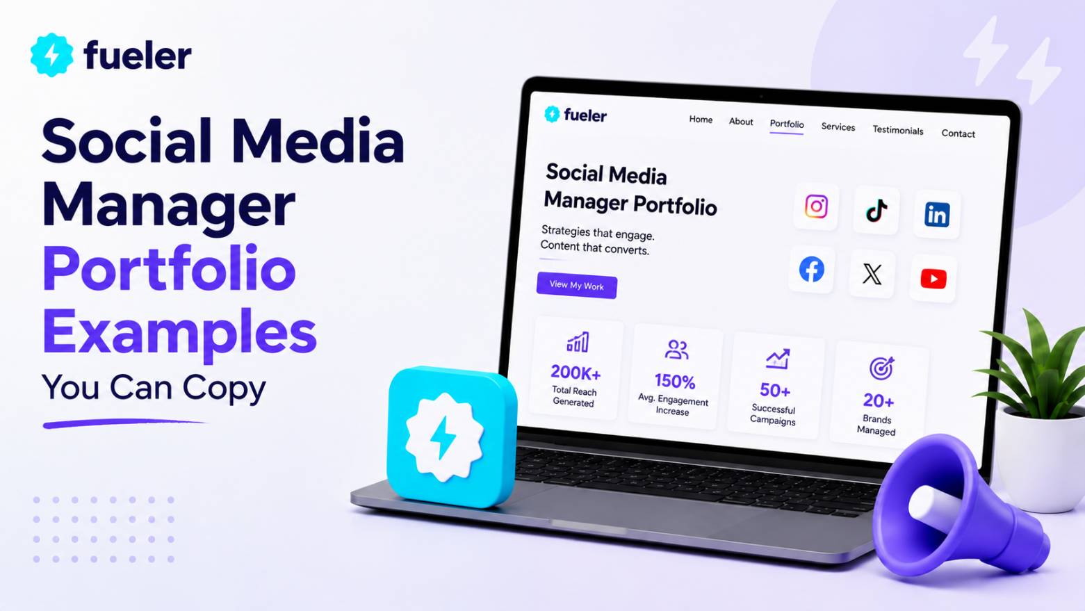 7 Social Media Manager Portfolio Examples You Can Copy