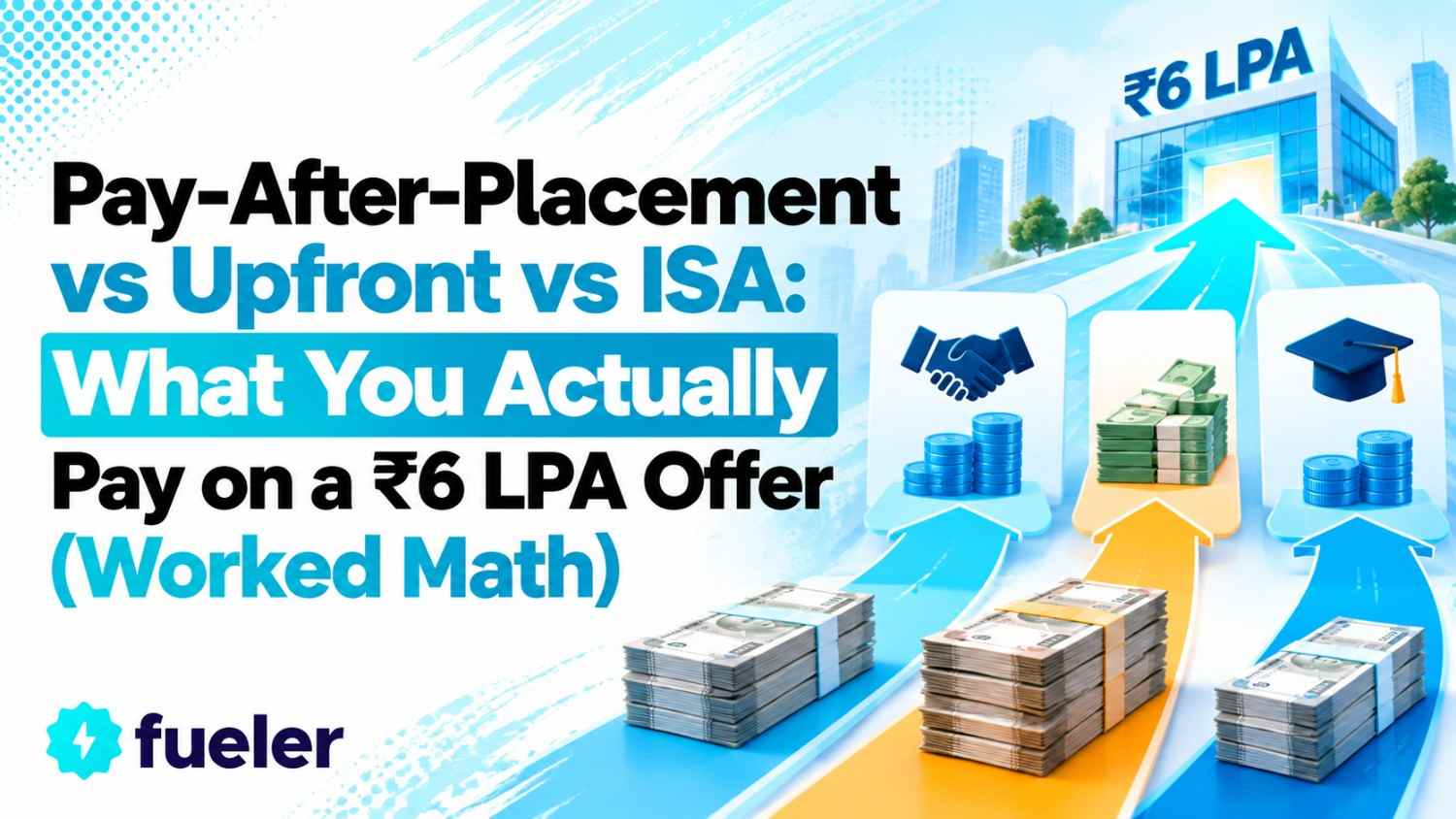 Pay-After-Placement vs Upfront vs ISA: What You Actually Pay on a ₹6 LPA Offer (Worked Math for 2026)