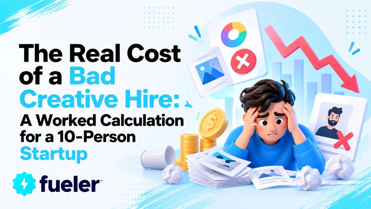 The Real Cost of a Bad Creative Hire: A Worked Calculation for a 10-Person Startup