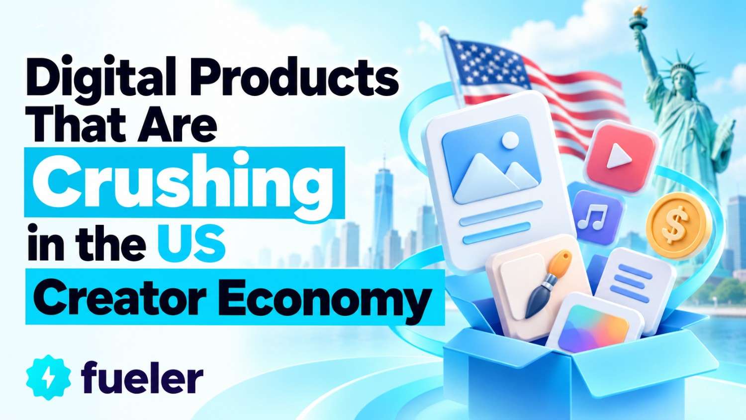 Digital Products That Are Crushing in the US Creator Economy