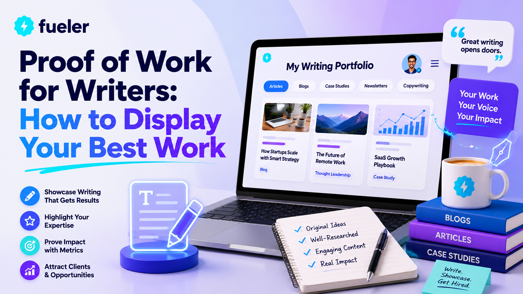 Proof of Work for Writers: How to Display Your Best Work