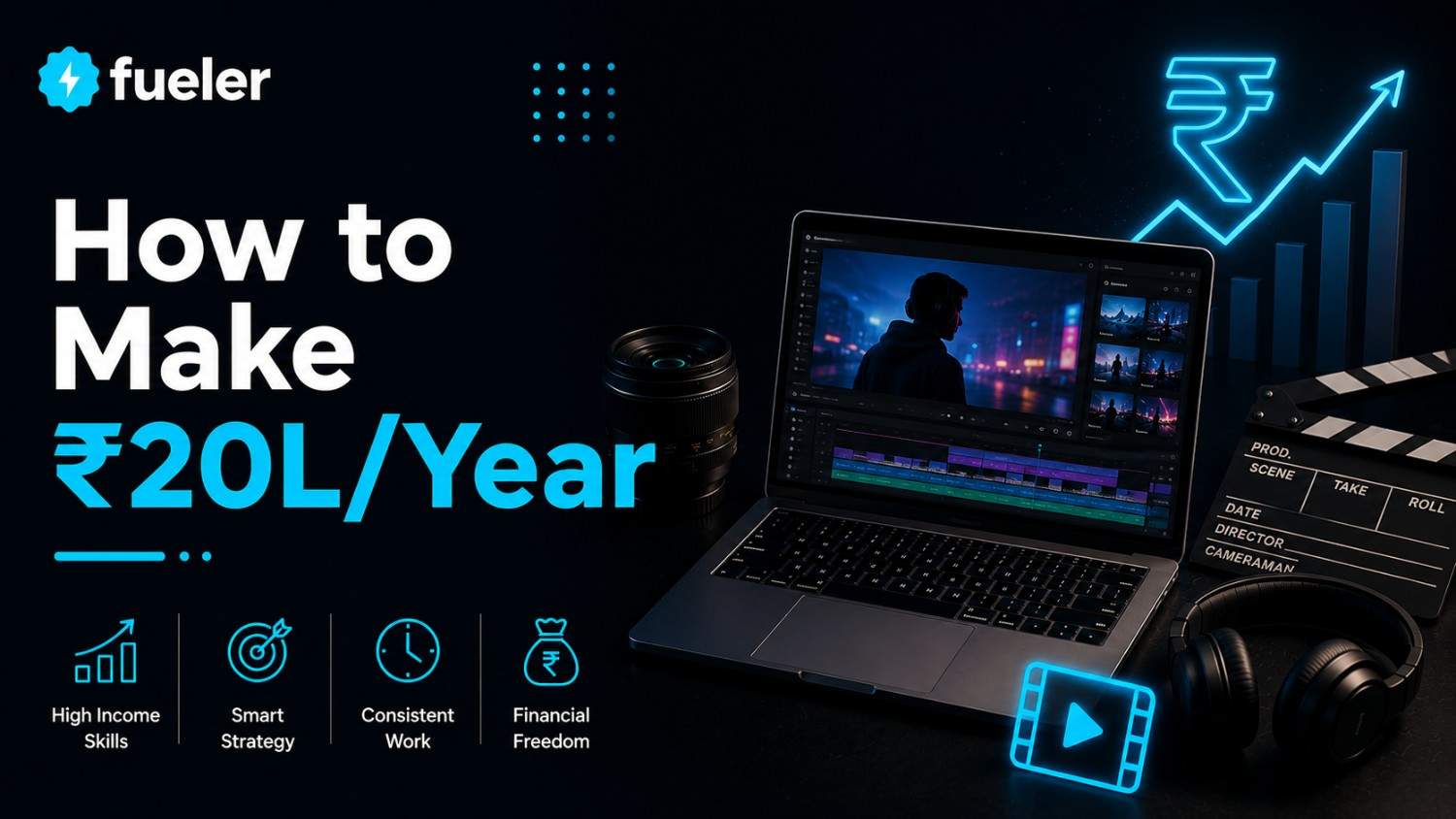 How to Make ₹20L/Year as a Video Editor in India (Step-by-Step, No BS Guide)