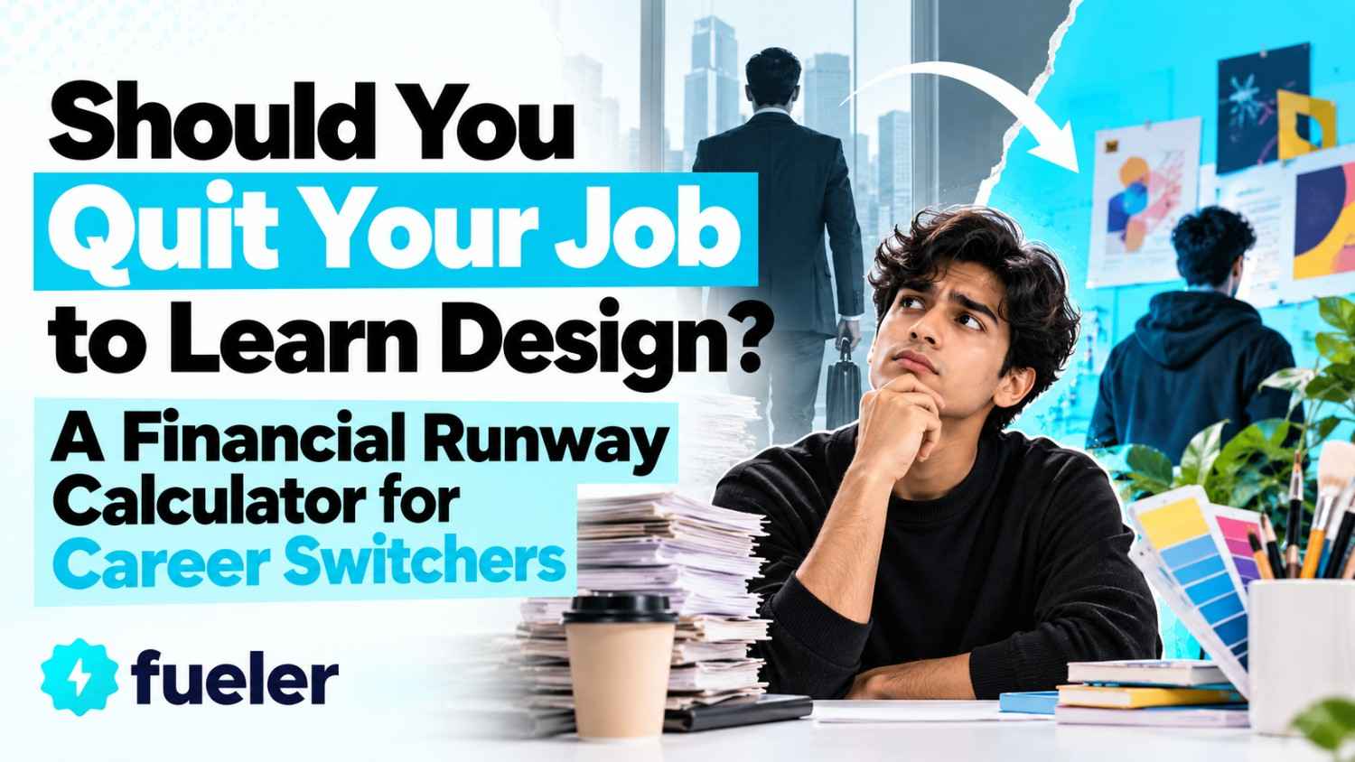 Should You Quit Your Job to Learn Design? A Financial Runway Calculator for Career Switchers