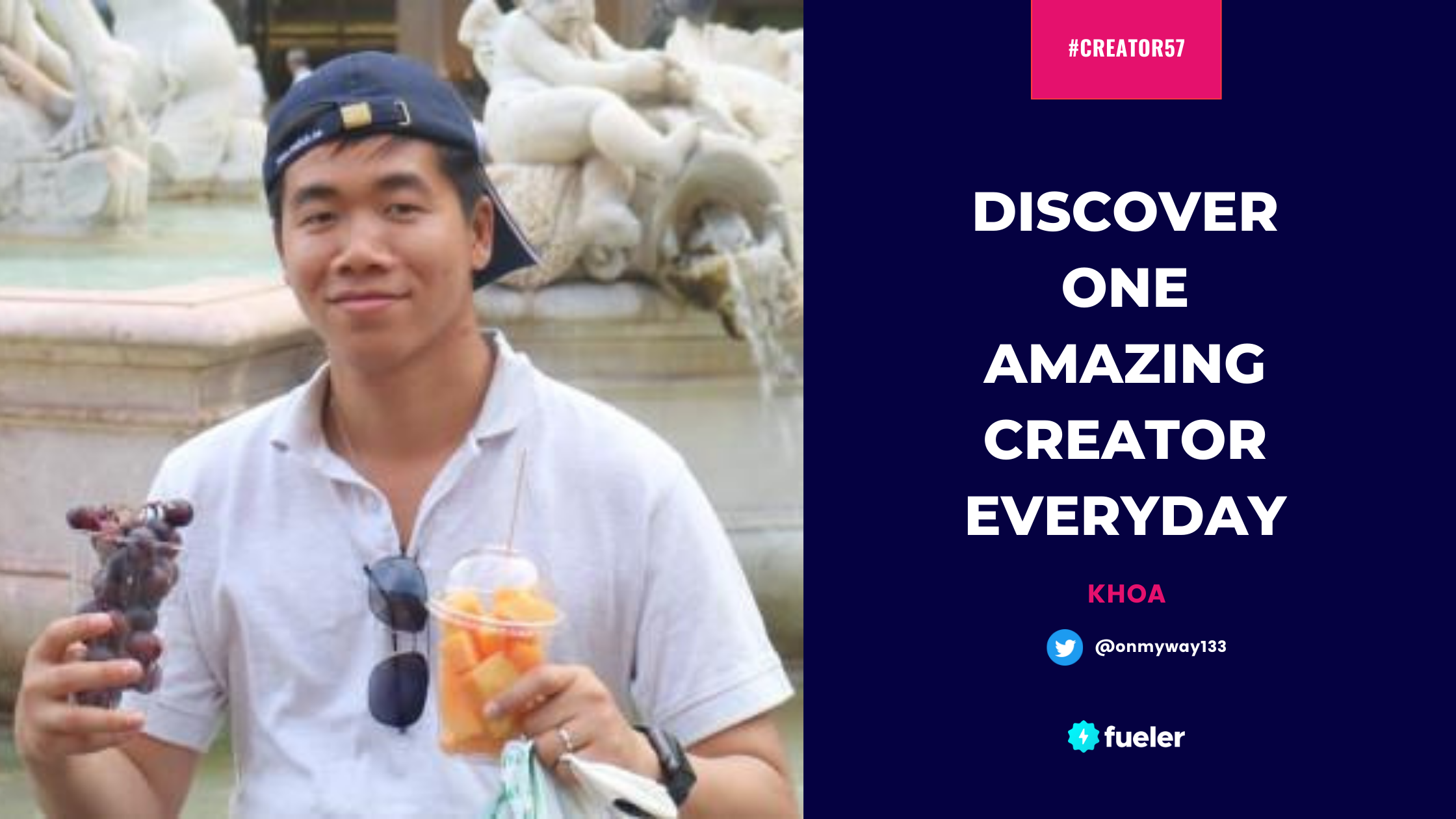Discover One Amazing Creator Everyday #Creator57