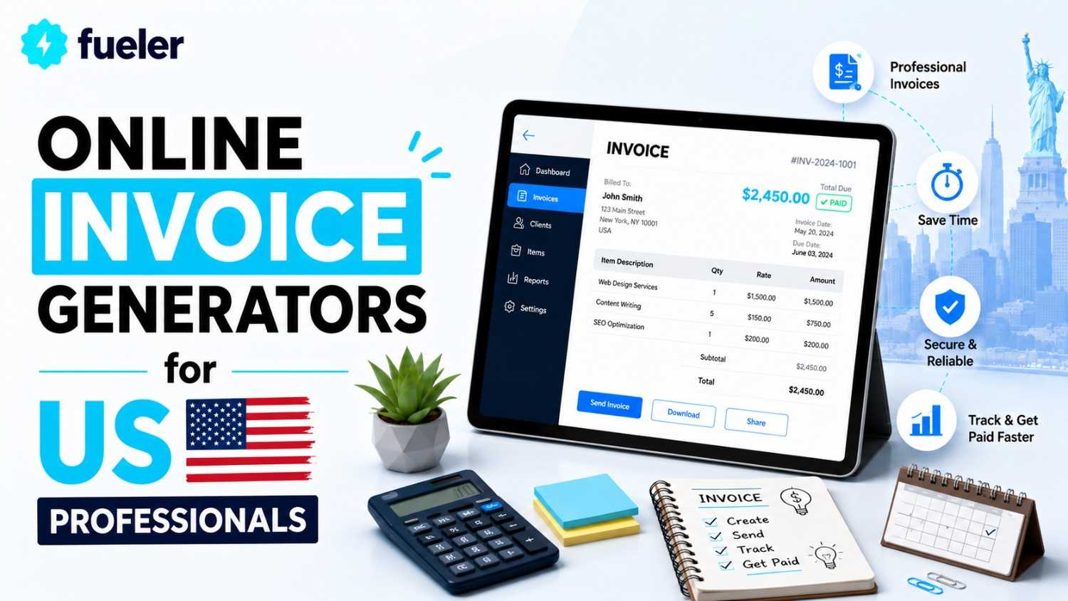 Top 5 Online Invoice Generators for US Professionals in 2026