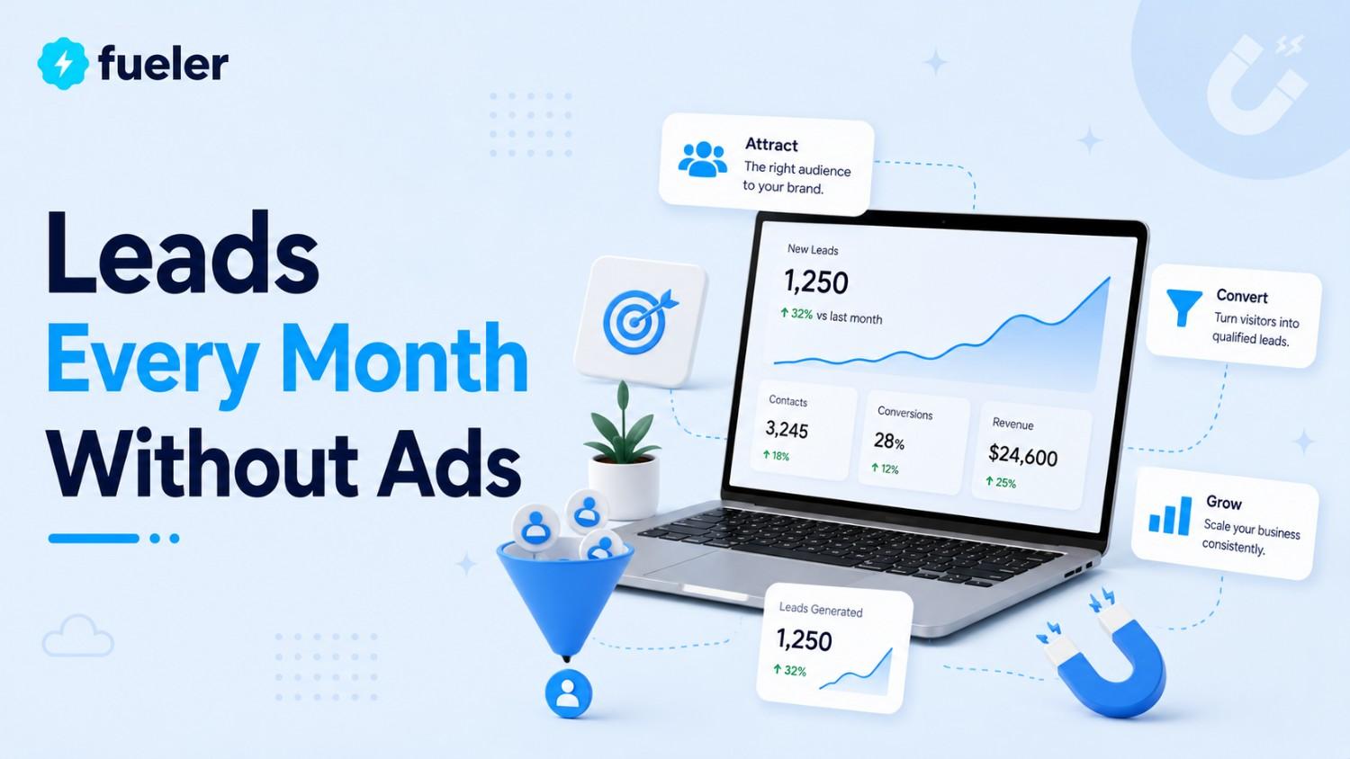 How to Get 1000+ Qualified Leads Every Month Without Ads