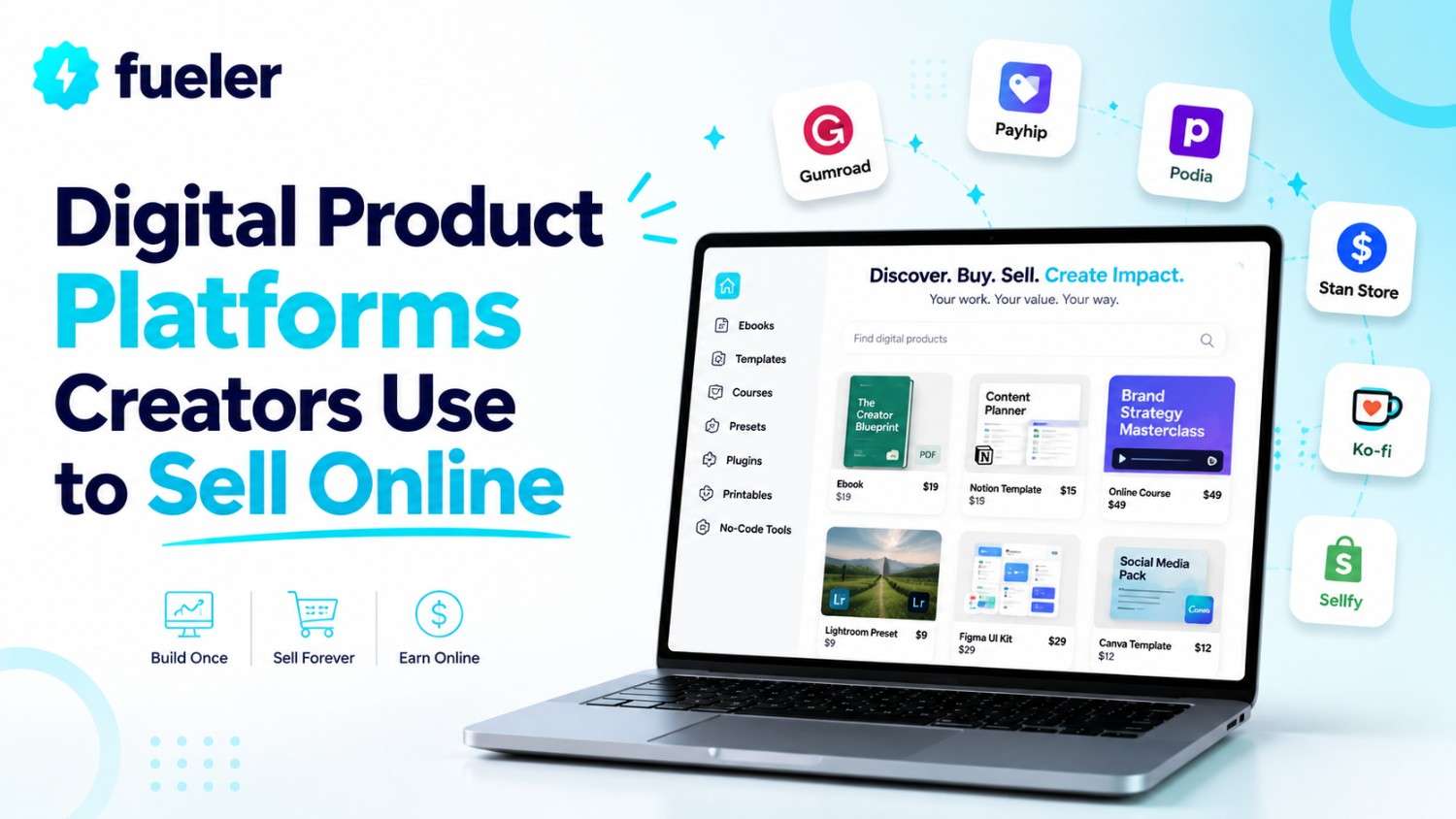 6 Digital Product Platforms Creators Use to Sell Online