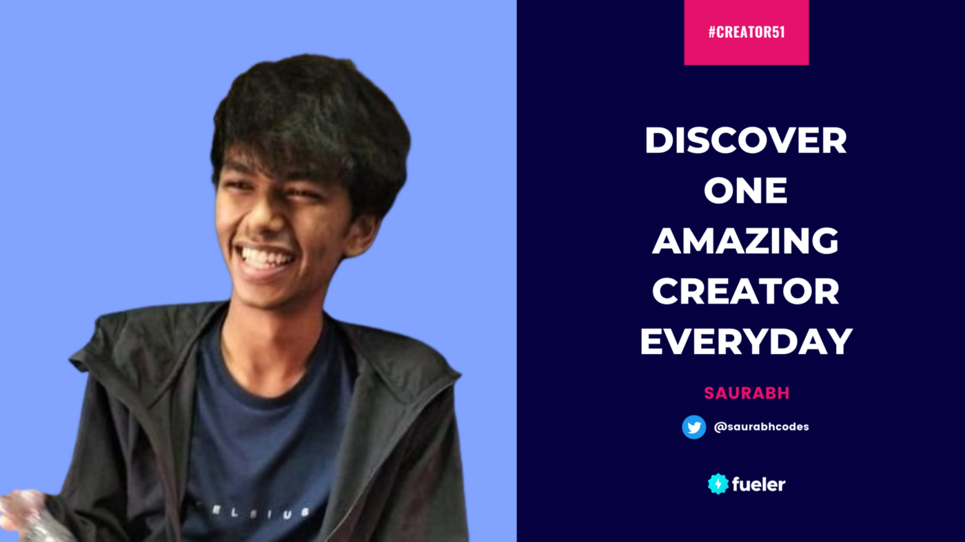 Discover One Amazing Creator Everyday #Creator51