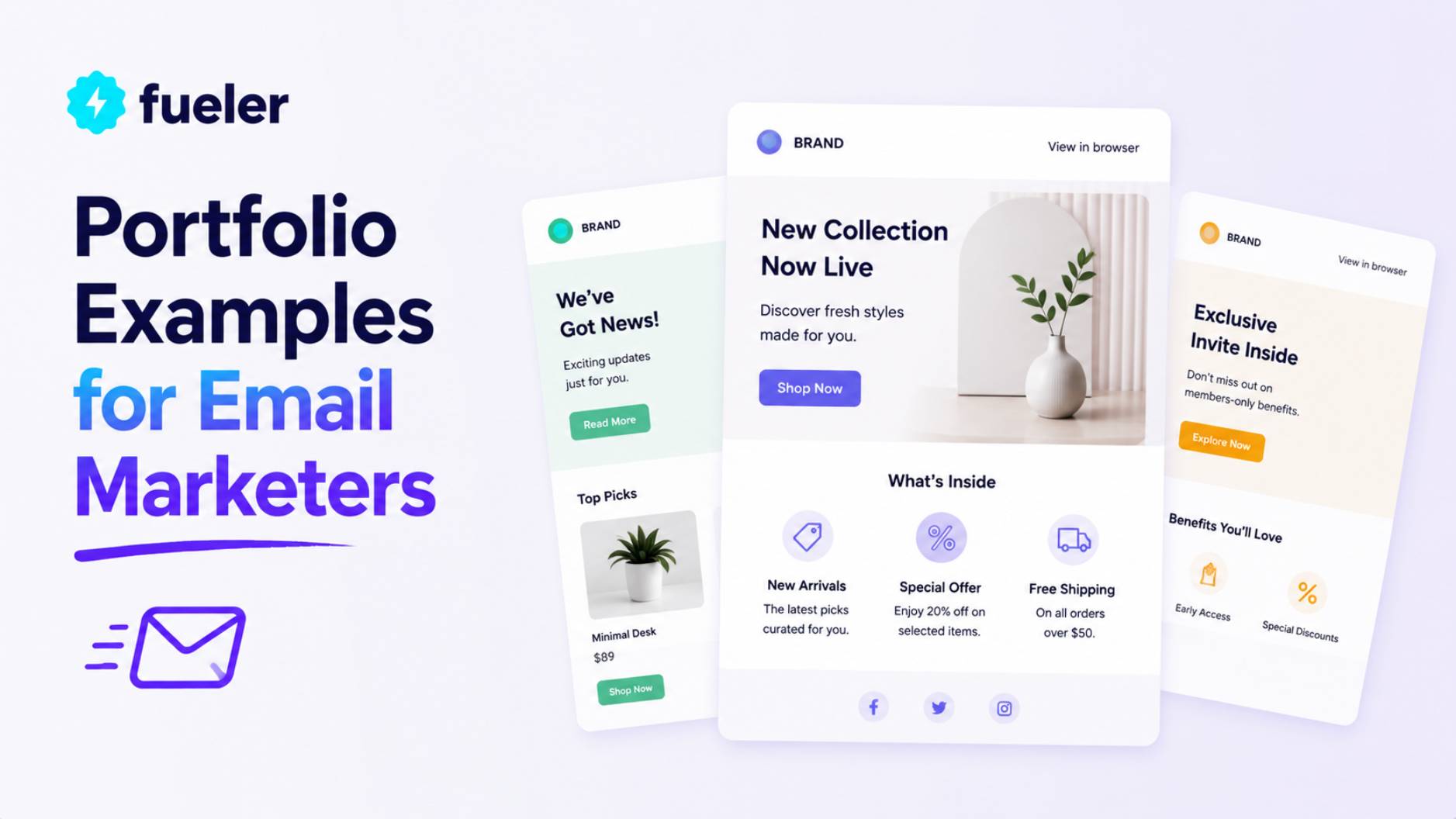 Portfolio Examples for Email Marketers