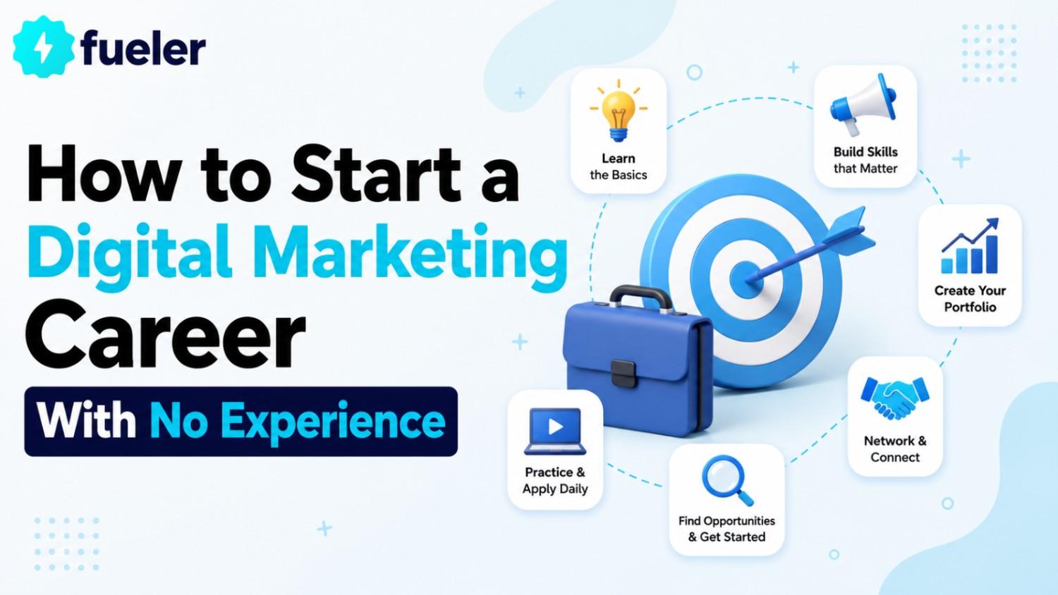 How to Start a Digital Marketing Career With No Experience in 2026?