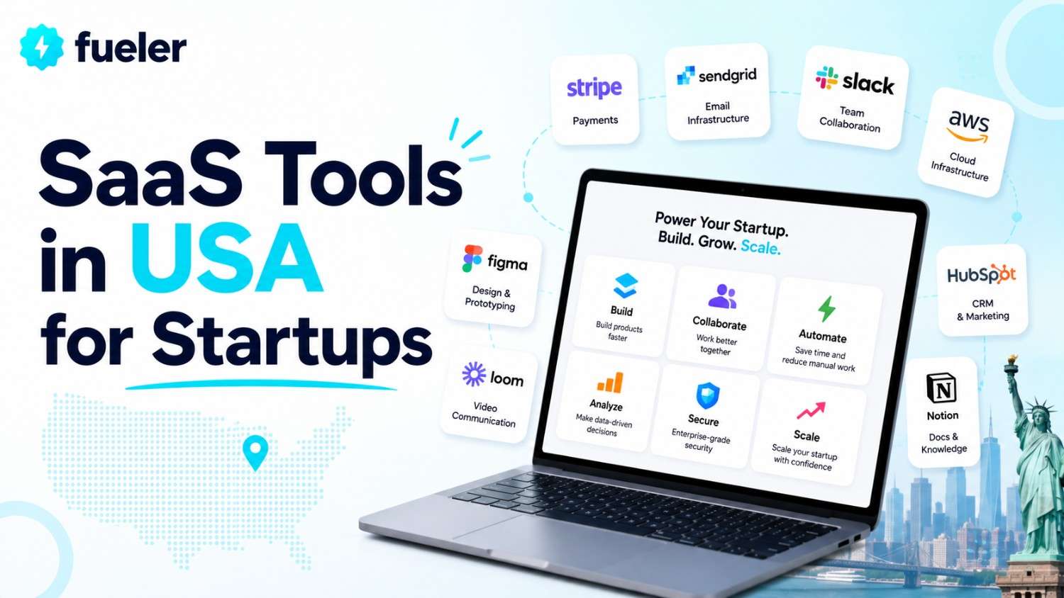 Best SaaS Tools in USA for Startups in 2025