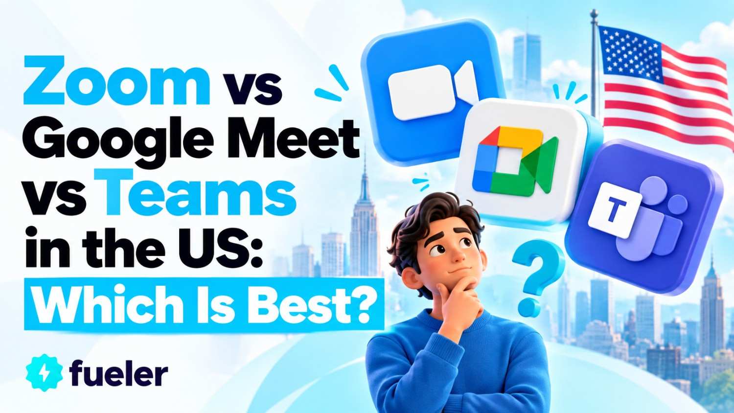 Zoom vs Google Meet vs Teams in the US: Which Is Best?