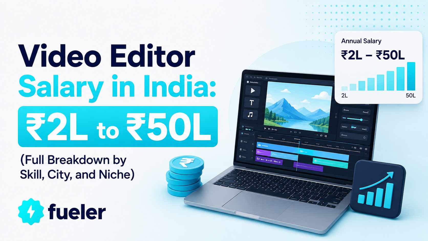 Video Editor Salary in India 2026: From ₹2L to ₹50L (Full Breakdown by Skill, City, and Niche)