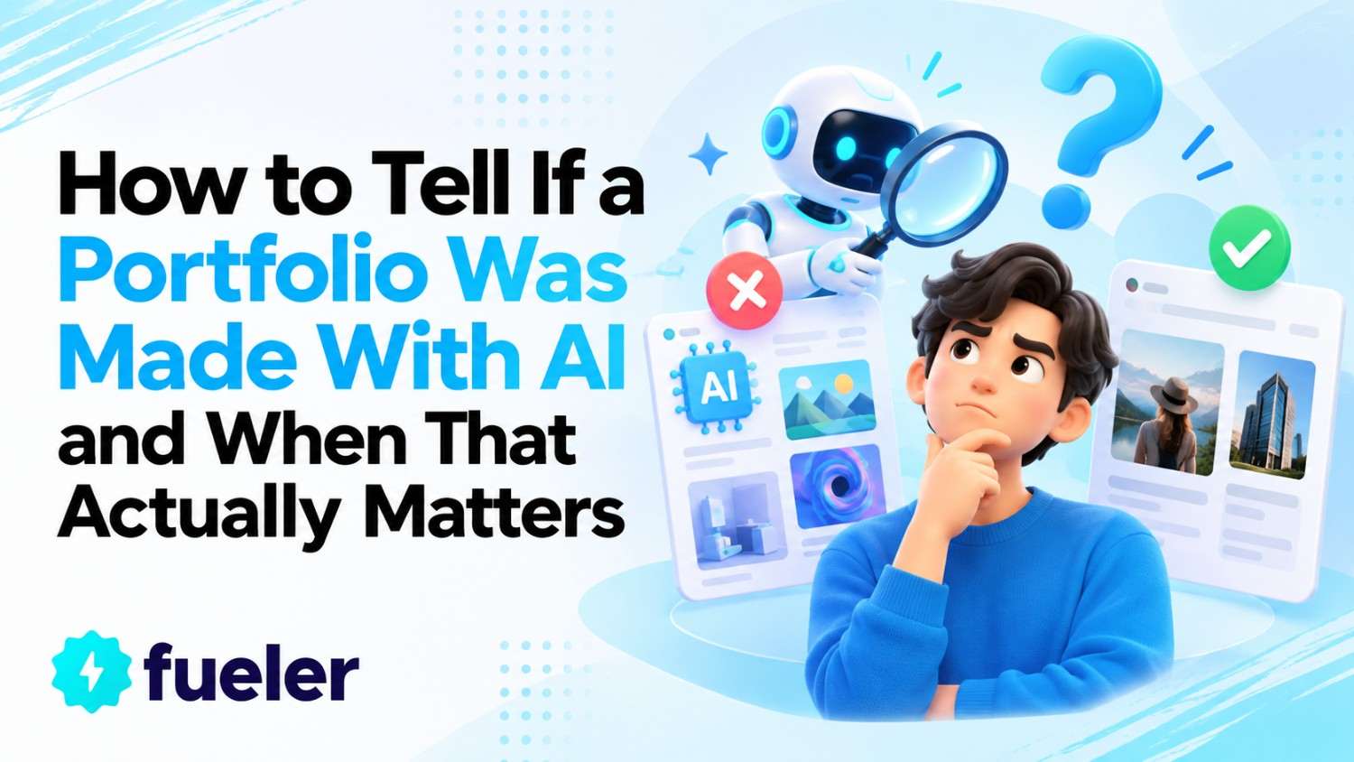 How to Tell If a Portfolio Was Made With AI (and When That Actually Matters)