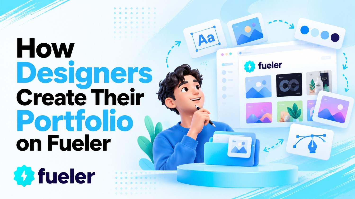 How Designers Create Their Portfolio on Fueler