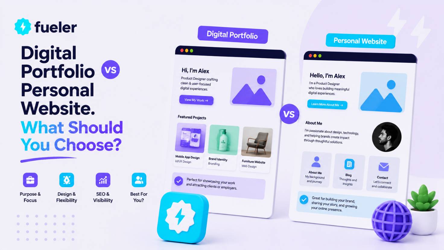 Digital Portfolio vs Personal Website. What Should You Choose?