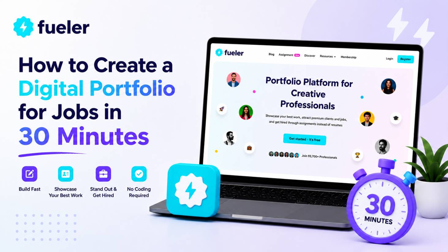 How to Create a Digital Portfolio for Jobs in 30 Minutes